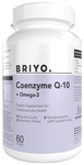 Briyo CoenzymeQ10 Plus Omega 3 Soft Gel with Lycopene & Selenium for Heart Health, Cellular Energy, Antioxidant Support
