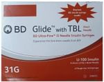 BD Insulin Syringes with BD Ultra-Fine Needle 100U 31G 6MM | Diabetes Monitoring Devices