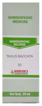 Bakson's Homoeopathy Taxus Baccata Dilution 30