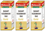 Baidyanath (Jhansi) Basant Kusumakar Ras with Gold Tablets (5 Each)