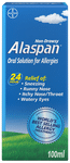 Alaspan Loratadine Non-Drowsy Oral Solution | Relieves Sneezing, Runny Nose, Itchy Throat & Watery Eyes