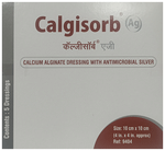 Calgisorb Ag Calcium Alginate Dressing with Antimicrobial Silver 10cm x 10cm