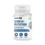Combo Pack of Tata 1mg Senior 50+ Multivitamin Advanced Tablets & Probiotics 30 Billion CFUs+ Capsule (60 Each)