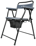 Entros OC-C779B Foldable Commode Chair Oval Cut