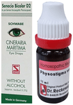 Combo Pack of Dr. Reckeweg Physostigma Venenosum Dilution 30 CH (11ml) & Dr Willmar Schwabe Germany Cineraria Maritima Without Alcohol Eye Drop (10ml)