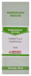 Bakson's Homoeopathy Tarentula Hispanica Dilution 1M