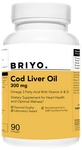 Briyo Cod Liver Oil Omega-3 Fatty Acids with Vitamin A & D