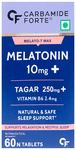 Carbamide Forte Melatonin 10mg with Tagar & Vitamin B6 | Natural and Safe Sleep Support | Tablet