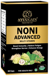 Ayuugain Noni Advanced Multivitamin Capsule With Ashwagandha, Safed Musli to Boost Immunity, Stamina