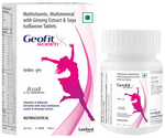 Geofit Multivitamin, Multimineral, Ginseng & Soya Isoflavone | For Energy, Immunity | Tablet