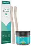 Femisafe Combo Pack of Wheat Straw Razors(2)+ Aloe gel(50gm) Unit