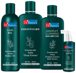 Dr Batra's Combo Pack of Anti-Dandruff Hair Serum 125ml, Conditioner 200ml, Dandruff Cleansing Shampoo 200ml and Hair Oil 200ml