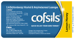 Cofsils Lozenges for Quick Relief from Sore Throat Honey lemon