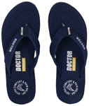 Doctor Extra Soft D 16 Orthopaedic and Diabetic Feel Good Super Comfort Slippers for Women Navy 10