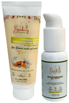 Bearberry Organics Combo Pack of Natural Glow Refereshing Face Wash  and Moisturising Gel Creme (50ml Each)