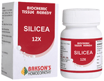 Bakson's Homoeopathy Silicea Biochemic Tablet 12X