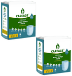 Careage Premium Adult Diaper Pants | Absorbent Core Elastic Waist Diaper | (10 Each) Medium
