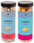 Dibha  Flavoured Cheese Makhana Salt & Pepper Makhana ( 100gm Each )