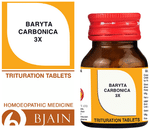 Bjain Baryta Carbonica Trituration Tablet 3X
