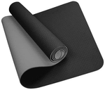 Flexnest Extra Thick TPE Material Yoga Mat Black 8mm