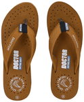 Doctor Extra Soft D 16 Orthopaedic and Diabetic Feel Good Super Comfort Slippers for Women Tan 9