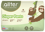 .allter Organic Bamboo Chemical Free Diaper Pant Large