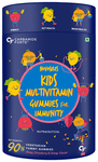 Carbamide Forte Novosules Kids Multivitamin | Gummies for Energy, Brain & Gut Health | Flavour Mango, Strawberry & Orange