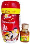 Dabur Chyawanprash | 3X Immunity Action | Builds Strength, Stamina & Overall Health with Dabur Honey 50gm Free