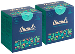 Anandi 100% Organic Cotton Sanitary Pads for Women with Disposal Pouch (15 Each) XL