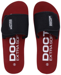 Doctor Extra Soft D 17 Orthopaedic and Diabetic Adjustable Strap Comfort Slippers for Women Maroon 10