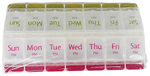 Aktive Push Button Pill Box