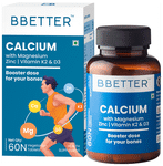 BBetter Calcium with Magnesium Zinc I Vitamin K2 & D3 Tablet
