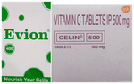 Evion 400mg Capsule (20) & New Celin 500 Tablet (25)