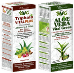 AVG Combo Pack of Aloevera Vital Green & Triphala Vital Plus (1000ml Each)