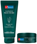 Dr Batra's Combo Pack of Intense Moisturizing Cream 100gm and Fairness Face Wash 200gm