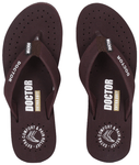 Doctor Extra Soft D 16 Orthopaedic and Diabetic Feel Good Super Comfort Slippers for Women Brown 8