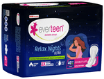 Everteen Relax Night Sanitary Pads XXL, All Night Protection, Ultra Soft (40 Each)