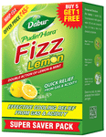 Dabur Pudin Hara Fizz Sachet | Antacid, Quick Relief from Gas & Acidity (5gm Each) Lemon