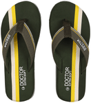 Doctor Extra Soft D33 Care Orthopaedic and Diabetic Super Fit Comfort Doctor Slipper for Men  Olive 11