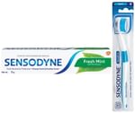 Combo Pack of Sensodyne Fresh Mint Sensitive Toothpaste (75gm) & Sensodyne Soft Toothbrush