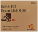 Calfed-D3 Chewable Tablet Orange