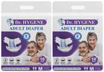 Dr Hygene Disposable Adult Diaper (10 Each) Medium