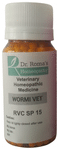 Dr. Romas Homeopathy RVC SP 15 Wormi Vet Globules