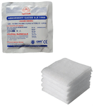 Agarwals Absorbent Gauze B.P.1988 Gauze Swabs Sterile (5Pcs/Pack) 10cm x 10cm x 12ply x Type 17