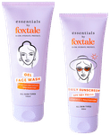 Foxtale Gel Face Wash Chamomile  Extract + Niacinamide (100ml)+Daily Sunscreen SPF 50 (50ml)