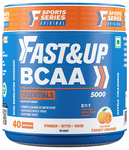 Fast&Up BCAA 2:1:1 (Leucine, Isoleucine & Valine) | For Lean Muscles & Recovery | Flavour Orange