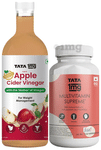 Combo Pack of Tata 1mg Multivitamin Supreme Capsule (60) & Organic Apple Cider Vinegar (500ml)