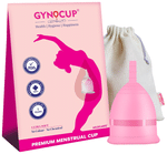 Gynocup Pink Reusable Menstrual Cup Medium