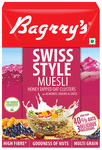 Bagrry's Swiss Style Muesli Honey Dipped Oat Clusters with Almonds, Raisins & Dates