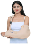 Bos Medicare Surgical Soft and Padded Arm Sling Pouch Large Beige